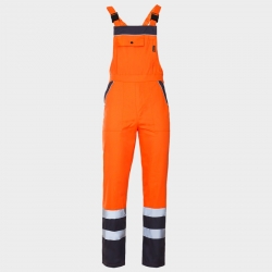 Salopetă de lucru COLLINS SUMMER HV PORTOCALIU