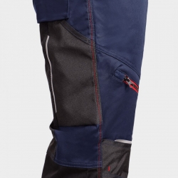 REVOLT 4STRETCH DARK BLUE/BLACK/RED Salopetă de lucru