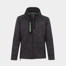 Hanorac cu fermoar și hoodie BWOLF NORD Gri melanj