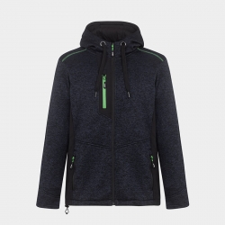 Hanorac cu fermoar și hoodie BWOLF NORD Albastru melanj