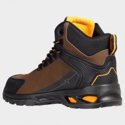 Pantofi înalți RULER MID O2 SR BROWN/BLACK