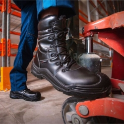 Bocanci de lucru S3 HRO GRIZZLY Hi S3 | Negri