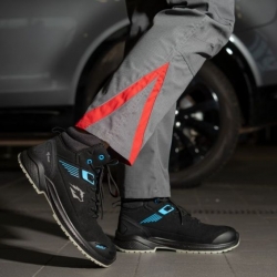 Pantofi de lucru înalți cu bombeu NOIR HI S3S negri