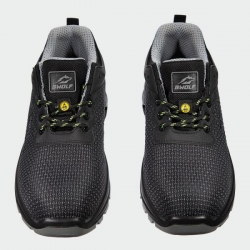 Pantofi de lucru joși cu bombeu BWOLF SKYLER S3S – culoare neagră