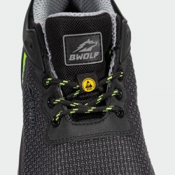 Pantofi de lucru joși cu bombeu BWOLF SKYLER S3S – culoare neagră