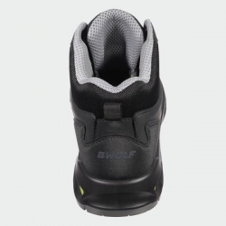 Pantofi de lucru înalți cu bombeu BWOLF SKYLER HI S3S – culoare neagră