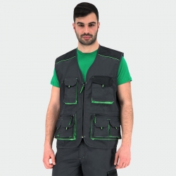 Vestă de lucru de vară BWOLF BRAVE Gri închis