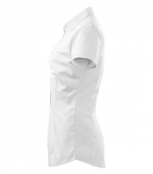 Cămașă de damă cu mânecă scurtă Chic214 albă