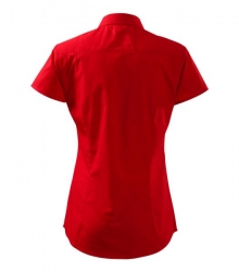 Cămașă de damă cu mânecă scurtă Chic214 roșie