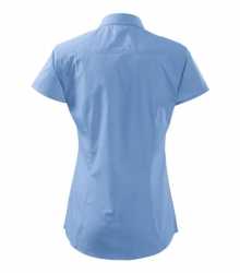 Cămașă de damă cu mânecă scurtă Chic214 albastru deschis