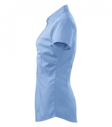 Cămașă de damă cu mânecă scurtă Chic214 albastru deschis