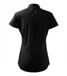 Cămașă de damă cu mânecă scurtă Chic214 neagră