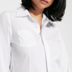 Cămașă de damă ALINEA albă cu mânecă lungă