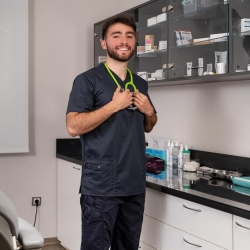 Tunică medicală Bwell MARCO Antracit