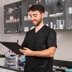 Tunică medicală Bwell MARCO Negru