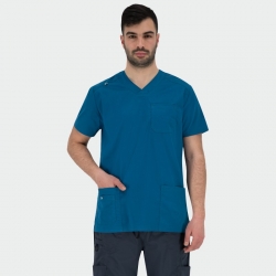 Tunică medicală Bwell MARCO Albastru caraibian