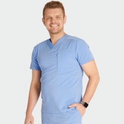 Tunică medicală CHEROKEE CK718A  Albastru deschis