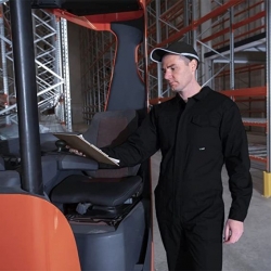 Salopetă de lucru integrală de vară BWOLF BRAVO Overall Negru