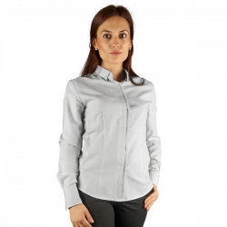 Cămașă pentru femei MARON ALB