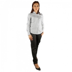 Cămașă pentru femei MARON ALB