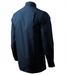 Cămașă pentru bărbați Style LS209 bleumarin