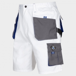 Pantaloni scurți de lucru KASTOR ALB