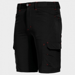 Pantaloni scurți de lucru VIGOR NEGRU/ROȘU