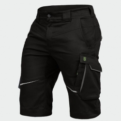 Pantaloni scurți de lucru Leib Wächter FLEXK Negru