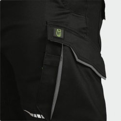 Pantaloni scurți de lucru Leib Wächter FLEXK Negru