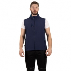 Vestă softshell de lucru GRIN NAVY
