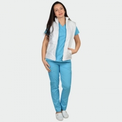 Vestă medicală ELENA albă
