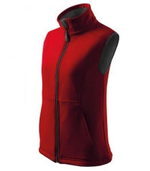 Vestă softshell pentru damă Vision516 roșu