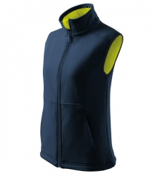 Vestă softshell pentru damă Vision516 bleumarin