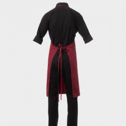 Șorț cu pieptar PAYPER BOUTIQUE BORDEAUX