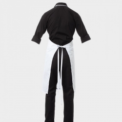 Șorț cu pieptar PAYPER BOUTIQUE WHITE