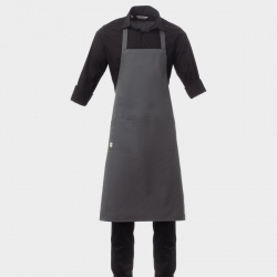 Șorț cu pieptar PAYPER BOUTIQUE GREY