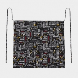 Șorț de lucru PALLTEX GAVROCHE cu print „Italian Food”