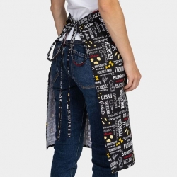 Șorț de lucru PALLTEX GAVROCHE cu print „Italian Food”