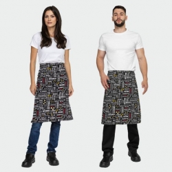 Șorț de lucru PALLTEX GAVROCHE cu print „Italian Food”