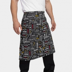 Șorț de lucru PALLTEX GAVROCHE cu print „Italian Food”