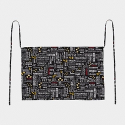 Șorț de lucru PALLTEX AMAYA cu print „Italian Food”