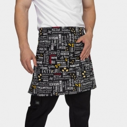 Șorț de lucru PALLTEX AMAYA cu print „Italian Food”