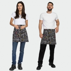 Șorț de lucru PALLTEX AMAYA cu print „Italian Food”