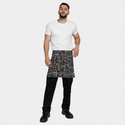 Șorț de lucru PALLTEX AMAYA cu print „Italian Food”