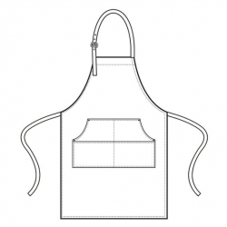 Șorț de lucru PREMIER PR126 Albastru