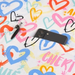 Tunică medicală BAMBINA „Inimi colorate”