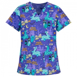 Tunică medicală CHEROKEE CK651 print Alpacalypse