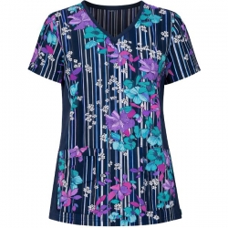 Tunică medicală NEXT GEN 1029PR – SFO Striped Floral