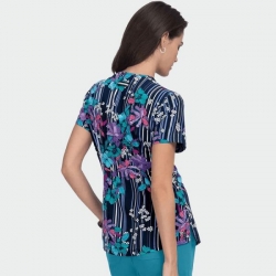 Tunică medicală NEXT GEN 1029PR – SFO Striped Floral