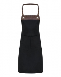 Șorț de lucru PREMIER PR123 Negru / Maro